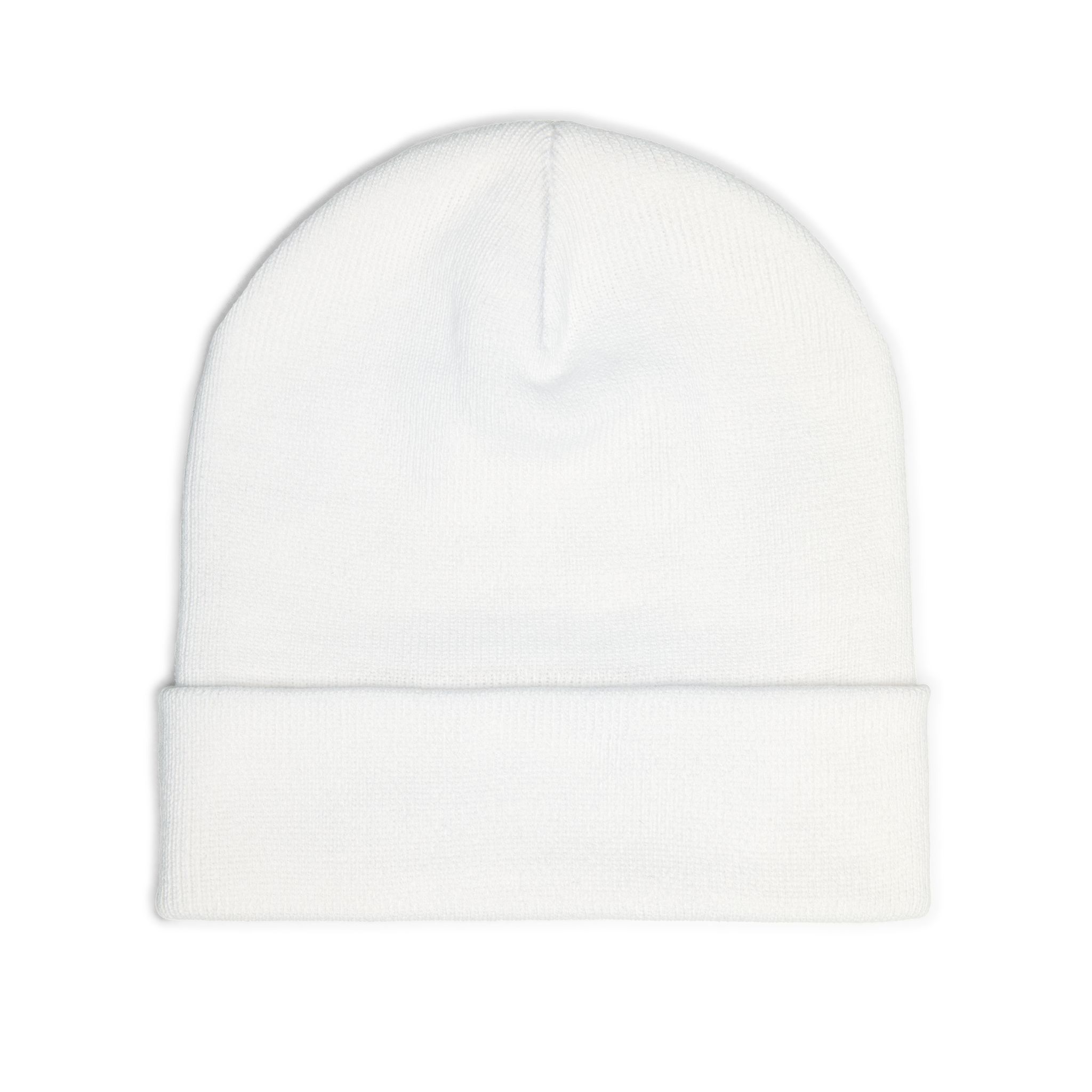 Between Two Rinks Embroidered Knit Beanie — Hockey Fan Winter Hat - Image 4