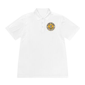 Men’s Polo Shirt – Vintage Gold Diver Emblem